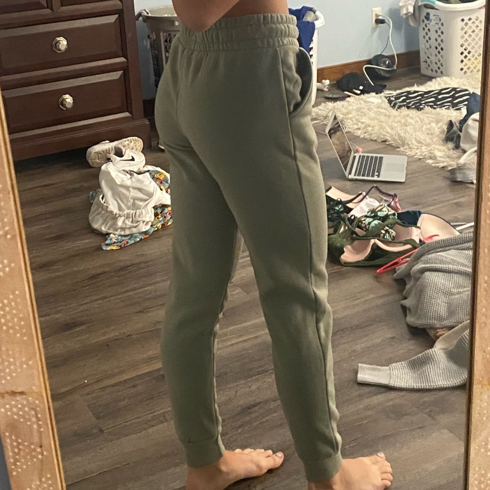 green joggers